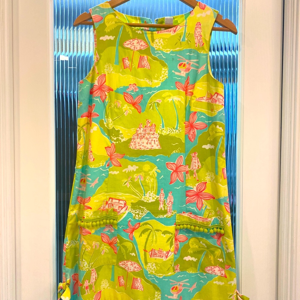 Vintage Lily Pulitzer Shift Dress (White Label)